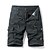 cheap Hiking Trousers &amp; Shorts-Men&#039;s Hiking Shorts Hiking Cargo Shorts Military Summer Outdoor 10&quot; Ripstop Quick Dry Breathable Sweat wicking Cotton Knee Length Shorts Bottoms Army Green Blue Grey Black Work Hunting Fishing 28 29