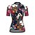 cheap Cycling Clothing-21Grams Women&#039;s Short Sleeve Cycling Jersey Bike Jersey Top with 3 Rear Pockets Breathable Quick Dry Moisture Wicking Mountain Bike MTB Road Bike Cycling Black Green Purple Spandex Polyester Floral