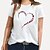 cheap Plus Size Tops-Women&#039;s Plus Size Tops T shirt Floral Graphic Heart Print Short Sleeve Round Neck Blue Gray Rainbow Big Size XL XXL 3XL 4XL 5XL / 100% Cotton
