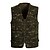 cheap Hunting Clothing-Men&#039;s Fishing Vest Hunting Gilet Outdoor Spring Waterproof Ultra Light (UL) Multi-Pockets Breathable Top Camo Polyester Hunting Fishing Grey camouflage
