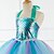 cheap Toddler Girls&#039; Dresses-Girls&#039; Cute Mermaid Tail Striped Party Dress
