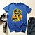 billige Cosplay til hverdagen-Cobra Kai the Karate Kid Cobra Kai Cosplay kostyme T-skjorte Anime Grafiske trykk Printer Harajuku Graphic T-Trøye T skjorte Til Herre Dame Voksne