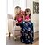 cheap New Arrivals-Dress Mommy and Me Graphic Print Blushing Pink Maxi Sleeveless Matching Outfits / Summer