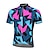 cheap Cycling Clothing-21Grams® Men&#039;s Cycling Jersey Short Sleeve - Summer Spandex Polyester Blue Geometic Fluorescent Funny Bike Mountain Bike MTB Road Bike Cycling Jersey Top Breathable Quick Dry Moisture Wicking Sports