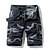 cheap Hiking Trousers &amp; Shorts-Men&#039;s Hiking Cargo Shorts Hiking Shorts Camo Military Summer Outdoor 12&quot; Cotton Ripstop Multi-Pockets Quick Dry Breathable Knee Length Shorts Yellow Grey Green Work Hunting Fishing 28 29 30 31 32