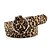 abordables Belts-Mujer Cinturón de Cintura Calle Mascarada Oficina Leopardo Cinturón Color puro / Primavera