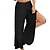 cheap Exercise, Fitness &amp; Yoga Clothing-Women&#039;s Yoga Pants Quick Dry Flare Leg High Split Palazzo Wide Leg Yoga Fitness Gym Workout Bottoms Light Brown White Black Cotton Sports Activewear / Athletic / Athleisure