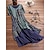 cheap Plus Size Dresses-Women&#039;s Plus Size Tribal Swing Dress V Neck Short Sleeve Basic Vintage Fall Summer Causal Vacation Maxi long Dress Dress / Cotton