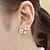 preiswerte Modische Ohrringe-Südkorea ins Muschelohrringe Muschelblume Perlenohrringe einfache Zweigohrringe Ohrringe Frauen