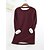 abordables Top pour femme-Sweat shirt Sweat Femme basique Vêtement de rue Polaire sherpa Violet Vin Gris Clair Couleur unie Casual Manches Longues Col Rond Coton S M L XL XXL / Toison / Doublure Polaire