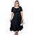 preiswerte Kleider in Übergröße da Donna-Damen Übergröße Glatt A Linie Kleid Quadratischer Ausschnitt Kurzarm Klassisch Sommer Maxikleid Kleid