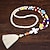 cheap Women&#039;s Jewelry-Women&#039;s Beaded Necklace Necklace Heart Butterfly Rainbow Bowknot Blessed Beads Wooden Crystal Stone Ethnic Rustic Vintage Sweet Picture color 90 cm Necklace Jewelry 1pc For Wedding Party Evening Gift