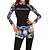 cheap Wetsuits, Diving Suits &amp; Rash Guard Shirts-Women&#039;s UV Sun Protection UPF50+ Breathable Rash Guard Rashguard Swimsuit Long Sleeve 4-Piece Swimwear Bathing Suit Floral / Botanical Swimming Diving Surfing Water Sports Autumn / Fall Spring Summer