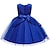 cheap Girls&#039; Dresses-Kids Little Girls&#039; Dress Jacquard Sequin Flower Birthday Party Sequins Beaded Layered Purple As Picture Wine Above Knee Sleeveless Flower Cute Dresses Children&#039;s Day All Seasons Slim 3-12 Years