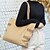 preiswerte Taschen-Damen Leinentasche Handtaschen Segeltuch Tragetasche Tasche mit oberem Griff Reißverschluss Täglich Ausgehen Einfarbig Weiß Schwarz Khaki