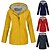 cheap Softshell, Fleece &amp; Hiking Jackets-Women&#039;s Hoodie Jacket Hiking Windbreaker Outdoor Windproof Quick Dry Lightweight Breathable Outerwear Parka Trench Coat Camping / Hiking Hunting Fishing Purple Yellow Blue Pink Grey