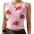 cheap Tank Tops-sweater vest argyle plaid women knitted sleeveless preppy style crop sweaters tank tops pink small