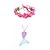 cheap Kids&#039; Headpieces-2pcs Kids / Toddler Girls&#039; Active / Sweet Holiday / Birthday Party Blue Floral Flower Polyester Hair Accessories Blue / Purple / Blushing Pink One-Size Fit In Mermaid Swimwear