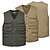 cheap Hunting Clothing-Men&#039;s Hunting Gilet Outdoor Spring Summer Multi-Pockets Wearable Breathable Comfortable Solid Colored Cotton Army Green Khaki