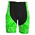 cheap Cycling Clothing-21Grams® Men&#039;s Cycling Shorts Bike Mountain Bike MTB Road Bike Cycling Shorts Pants Padded Shorts / Chamois Sports Graphic Fluorescent Green Spandex Polyester 3D Pad Breathable Quick Dry Clothing
