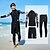 cheap Wetsuits, Diving Suits &amp; Rash Guard Shirts-Men&#039;s UV Sun Protection UPF50+ Breathable Rash Guard Rash guard Swimsuit Long Sleeve 3-Piece Diving Suit Swimsuit Floral Swimming Diving Surfing Water Sports Autumn / Fall Spring Summer / Quick Dry