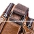 cheap Handbags &amp; Totes-Men&#039;s Bags Cowhide Shoulder Messenger Bag Laptop Bag Crossbody Bag Zipper Daily Outdoor Handbags Black Brown Coffee