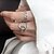 cheap Rings-Band Ring Retro Silver Alloy Cross Punk European Trendy 1pc Adjustable / Adjustable Ring