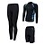 cheap Wetsuits, Diving Suits &amp; Rash Guard Shirts-Men&#039;s UV Sun Protection UPF50+ Breathable Rash Guard Rash guard Swimsuit Long Sleeve 3-Piece Front Zip Diving Suit Swimsuit Floral Swimming Diving Surfing Water Sports Autumn / Fall Spring Summer