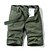 cheap Hiking Trousers &amp; Shorts-Men&#039;s Hiking Cargo Shorts Hiking Shorts Military Summer Outdoor 10&quot; Cotton Ripstop Breathable Quick Dry Multi Pockets Knee Length Shorts Bottoms Black Army Green Khaki Red Blue Hunting Fishing