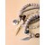 billige Mode Armbånd-4stk Dame Flerlags Charm-armbånd Perleambånd Mode Europæisk Boheme Vinger Harpiks Armbånd Smykker Hvid / Rød Til Gave Strand Festival
