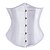 cheap Shoes &amp; Accessories-Corset Women&#039;s Corsets Trachtenmieder Plus Size Christmas Halloween Wedding Party Birthday Party White Black Blue Casual Country Bavarian Classic Tummy Control Fashion Buckle Hook &amp; Eye Fall Winter