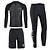 cheap Wetsuits, Diving Suits &amp; Rash Guard Shirts-Men&#039;s UV Sun Protection UPF50+ Breathable Rash guard Swimsuit Spandex Long Sleeve 3-Piece Diving Suit Swimsuit Patchwork Swimming Diving Surfing Water Sports Spring Summer Autumn / Fall / Quick Dry