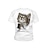 abordables Camisetas y blusas para niñas-Chica 3D Animal Gato Camiseta Manga Corta Impresión 3D Verano Activo Estilo lindo Poliéster Rayón Niños 3-12 años Exterior Diario