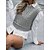 cheap Sweaters-Women&#039;s Vest Solid Color Knitted Short Sleeves Sweater Cardigans Fall Spring Crew Neck Purple Yellow Blushing Pink