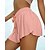 cheap Running &amp; Jogging Clothing-Women&#039;s Drawstring 2 in 1 Running Skirt Athletic Skorts Shorts Athletic Comfy Breathable Quick Dry Cotton Yoga Fitness Gym Workout Sportswear Activewear Solid Colored Black Purple Rosy Pink