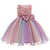 cheap Girls&#039; Dresses-Kids Little Girls&#039; Dress Patchwork Pleated Purple Blushing Pink Knee-length Sleeveless Sweet Dresses All Seasons