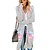 cheap Cardigans-Women&#039;s Cardigan Stripes Solid Color Color Block Pocket Knitted Button Casual Long Sleeve Sweater Cardigans Fall Spring Open Front Camouflage orange Little Leopard Snake skin
