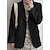 preiswerte Damen Blazer-Damen Blazer Schnalle Solide Anzüge Mantel Alltagskleidung Frühling Sommer Standard Einreiher - 1 Knopf Jacken Rosa