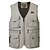 cheap Hiking Shirts-Men&#039;s Sleeveless Fishing Vest Hiking Vest Work Vest Vest / Gilet Jacket Top Outdoor Summer Breathable Quick Dry Lightweight Sweat wicking Army Yellow khaki off-white Hunting Fishing Climbing