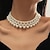 preiswerte Modische Halsketten-1 Stück Halsketten Damen Geburtstag Festival Künstliche Perle