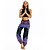 cheap Pants-Women&#039;s Yoga Pants Quick Dry Lightweight Side Pockets Harem Smocked Waist Belly Dance Fitness High Waist Bohemian Hippie Boho Bloomers Light Purple Pink Jade Sports Activewear Loose Fit Stretchy