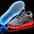 cheap Kid&#039;s Shoes-Boys&#039; Trainers Athletic Shoes LED LED Shoes USB Charging Tulle Breathability Flashing Shoes Little Kids(4-7ys) Big Kids(7years +) Athletic Casual Outdoor Walking Shoes LED Luminous Black Pink Blue