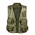 cheap Hunting Clothing-Men&#039;s Fishing Vest Hiking Vest Outdoor Spring Summer Multi-Pockets Wearable Breathable Comfortable Vest / Gilet Camo Solid Colored Mesh Polyester Army Green Dark Green Grey