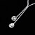 preiswerte Modische Ohrringe-Damen Schmuckset Brautschmuck-Sets Tenniskette Birne Einfach Elegant Modisch Europäisch Strass Ohrringe Schmuck Silber Für Hochzeit Jahrestag Geschenk Verlobung Abiball 1 Set