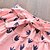 cheap Girls&#039; Clothing Sets-Kids Girls&#039; Clothing Set Sleeveless 2 Pieces Pink Brown Print Print Daily Wear Cotton Regular Active