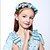 billige Barn Hodeplagg-barn baby jentestil krans armbånd brudepikes håndledd blomst strandferie fotografering rekvisitter barnefest hår tilbehør hodeplagg