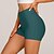 baratos Yoga Shorts-calças de ioga femininas com quadril de bolha para mulheres levantando legging anticelulite cintura alta treino para controle de barriga shorts de ioga verde