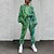 cheap Two Piece Sets-Women&#039;s Sweatshirt Tracksuit Pants Sets Floral Color Block 3D Print Casual Going out Drawstring Print Yellow Long Sleeve Streetwear Cinched Crew Neck Fall &amp; Winter