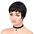 abordables Pelucas sintéticas-peluca sintética rizada recta corte pixie peluca pelo corto diseño de moda para mujer exquisito cómodo rubio / marrón