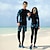 cheap Surfing, Diving &amp; Snorkeling-Women&#039;s UV Protection UPF50+ Floral Rash Guard Swimwear Set